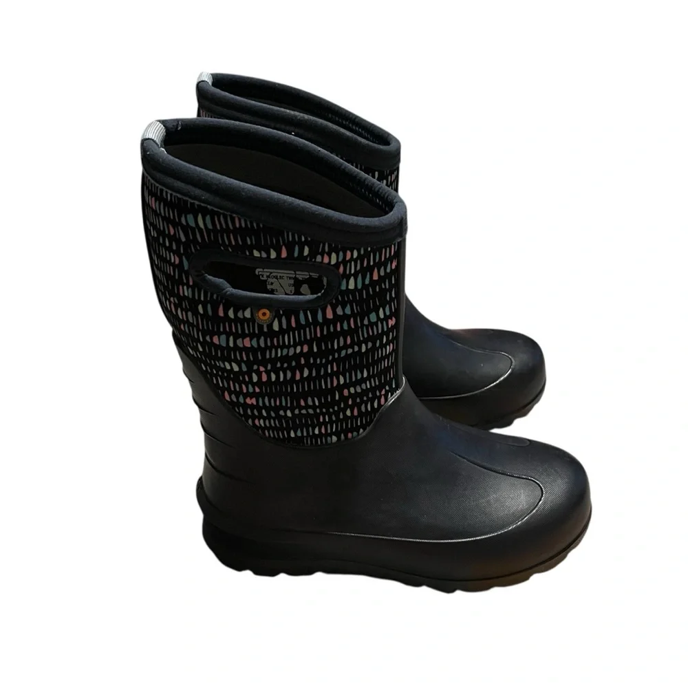 Bogs Neo-Classic Twinkle Multicolor Patterned‎ Winter Snow Boots size 5